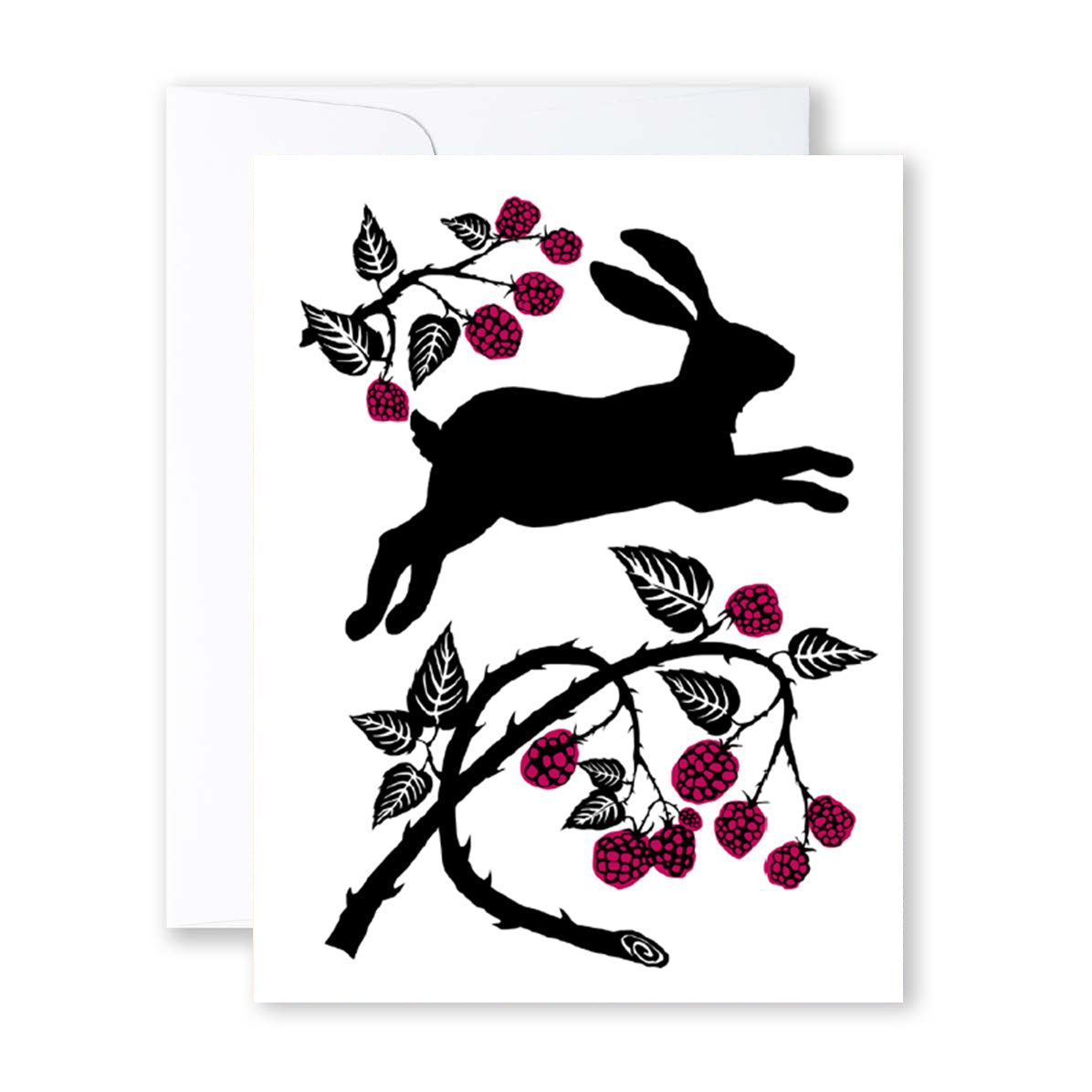Bunny and Brambles - note card