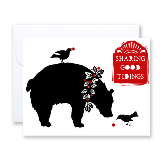 Sharing Good Tidings - note card