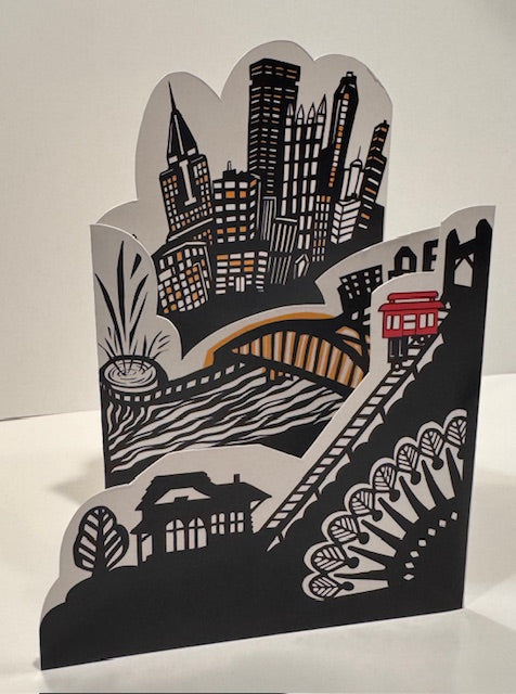 Tri-fold Pittsburgh Card