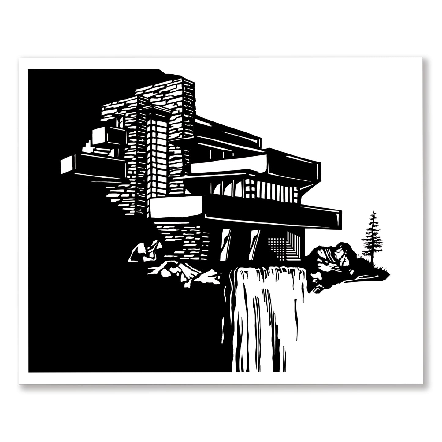 Fallingwater White