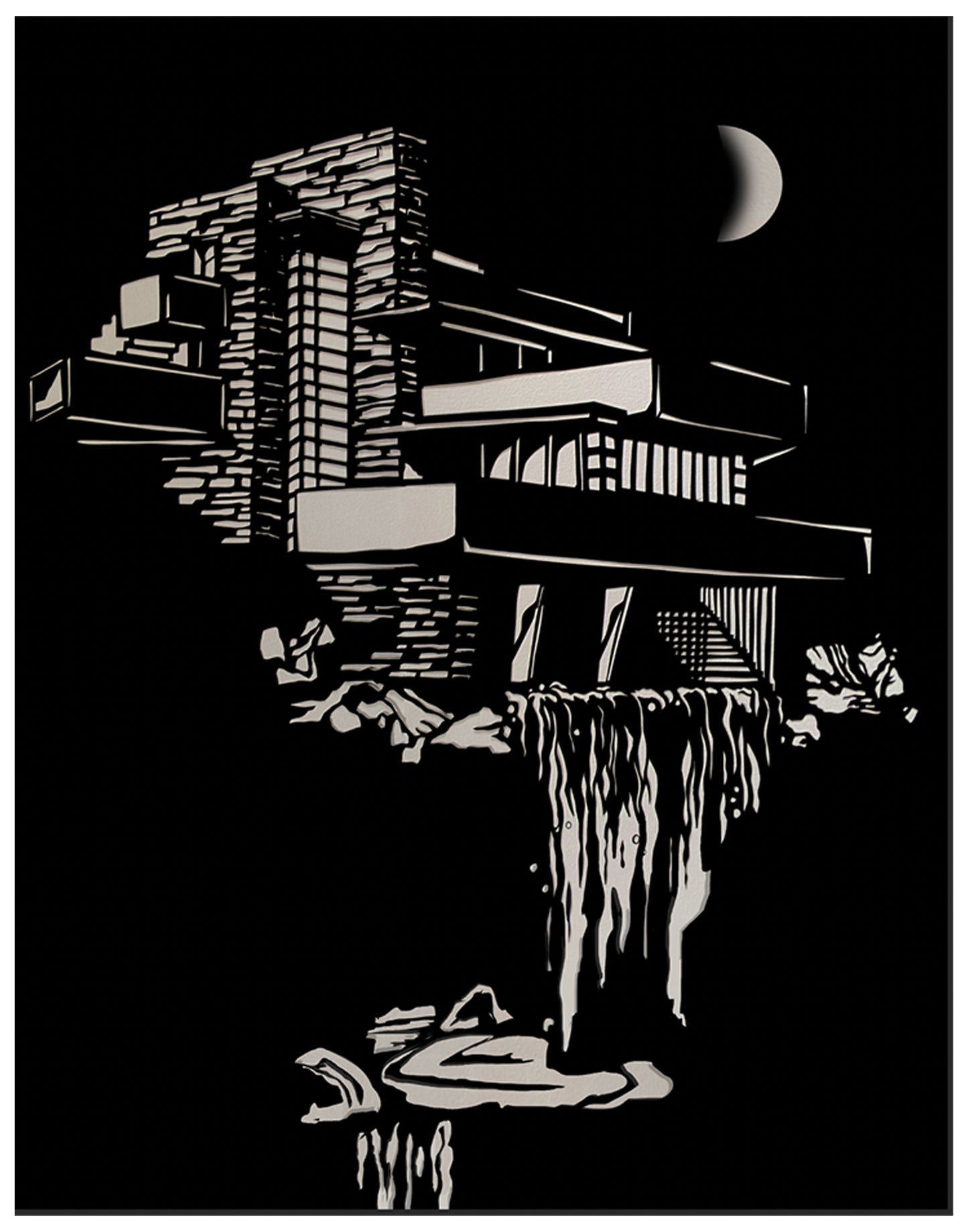 Fallingwater Waning Moon