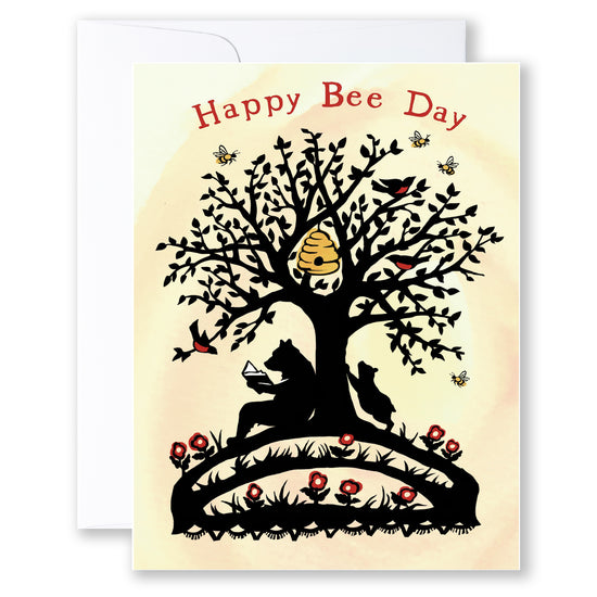 A7 card / 6 set --- Happy Bee Day