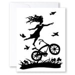Card  Bike Girl