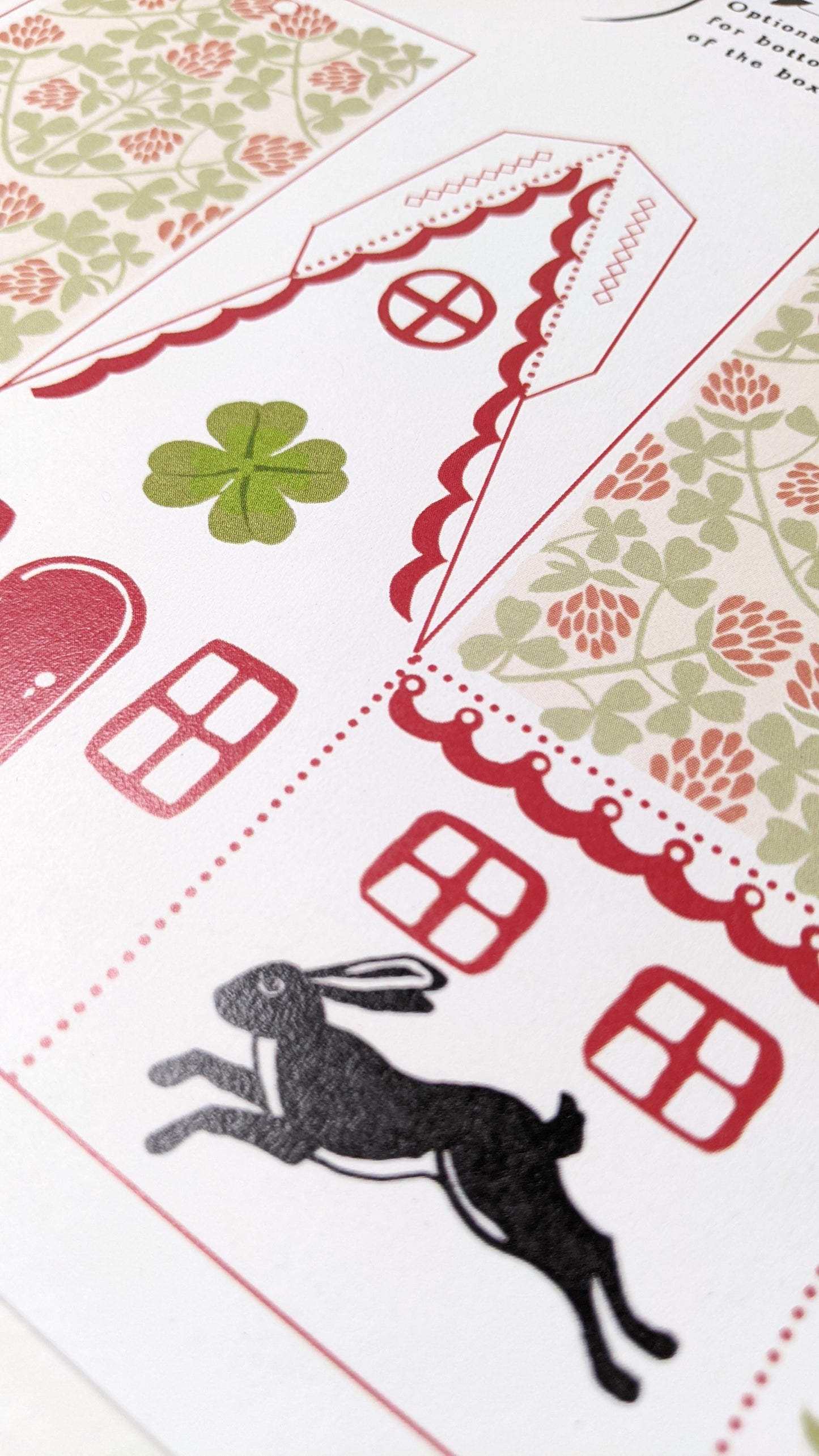 Bunny Hutch printed template