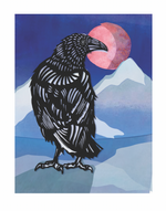 Winter Raven Print