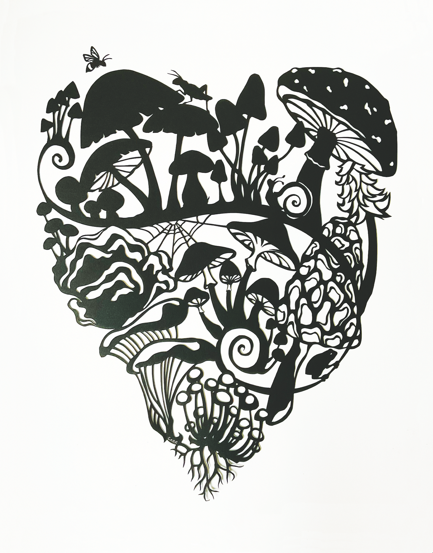 Load image into Gallery viewer, Mushroom Love Print

